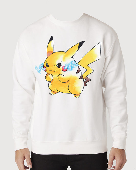 White Pikachu Crewneck [RESERVED]